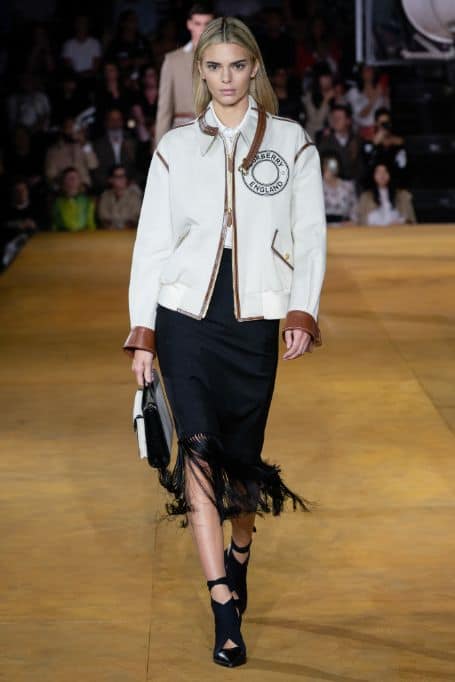 Kendall Jenner goes blonde for Burberry