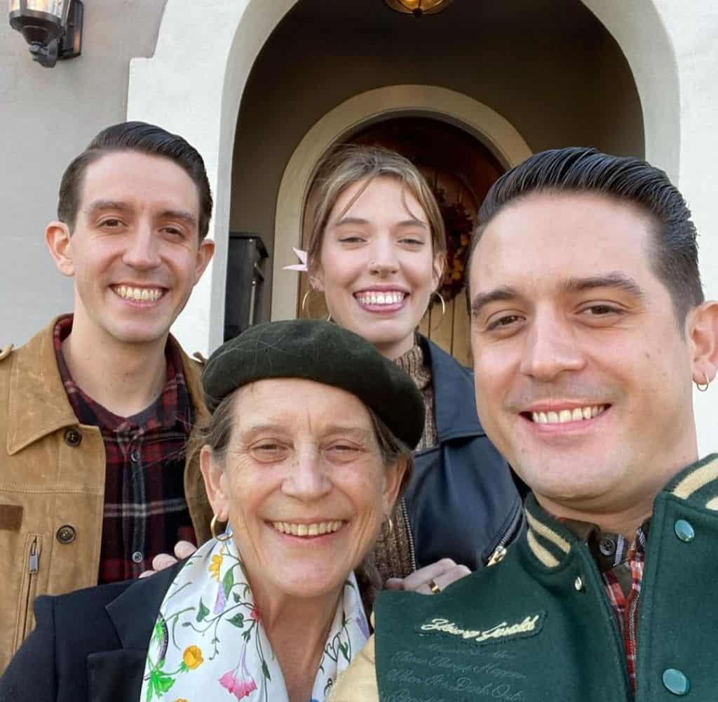 G-Eazy with his family