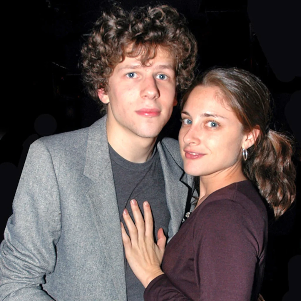 Jesse Eisenberg with his Wife