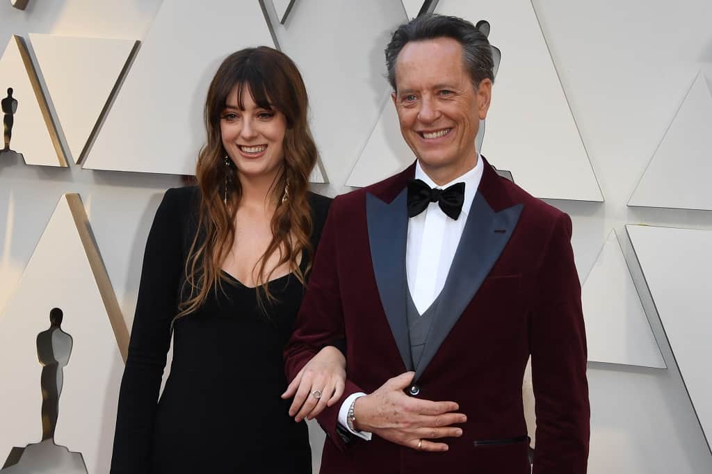 Richard E Grant with his daughter Olivia.