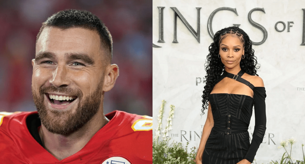 Zuri Hall is rumored to be dating Travis Kelce (Source : Total pro sports)