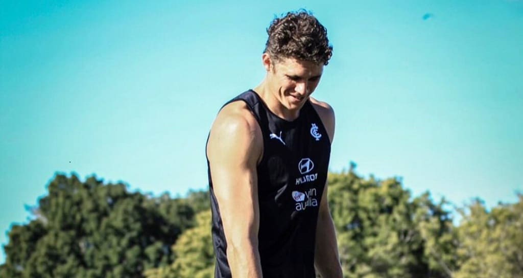 Charlie Curnow picture from his game (Source: Instagram)