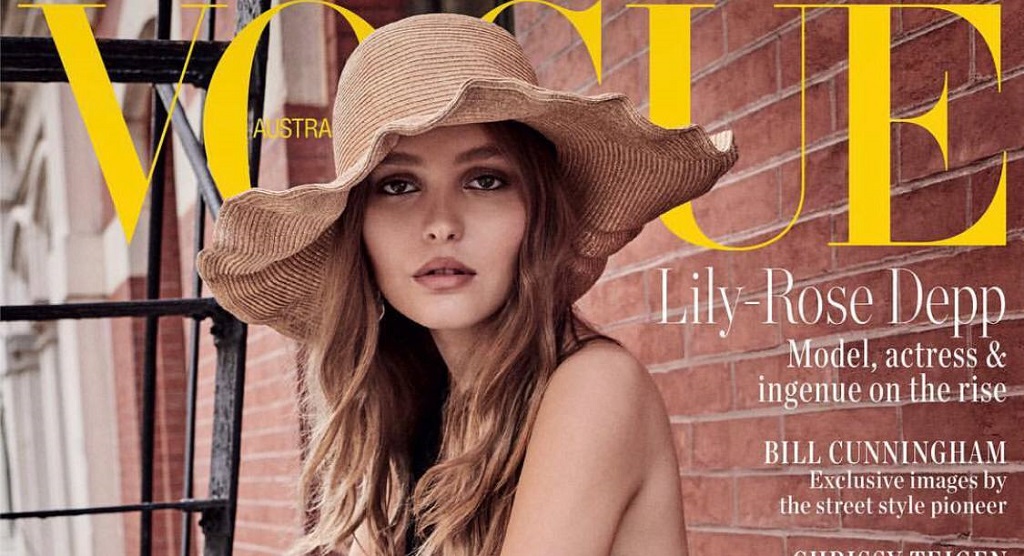 Lily-Rose Look very Beautiful in the vogue cover (Source: Instagram)