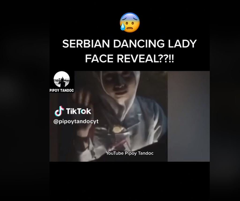 Serbian Dancing Lady Face